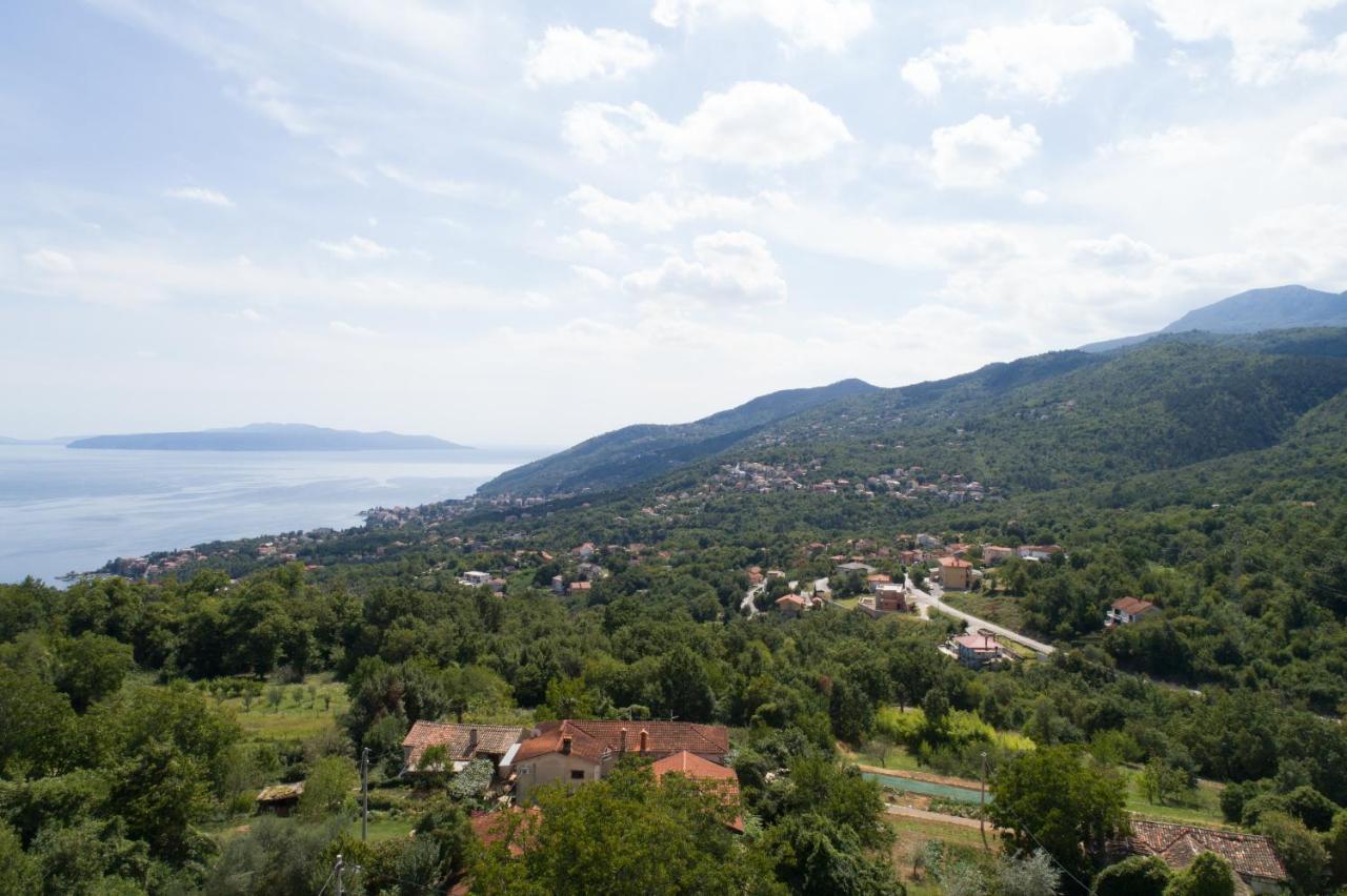 Sea View Apartment With Garden Near Opatija Veprinac Exterior foto